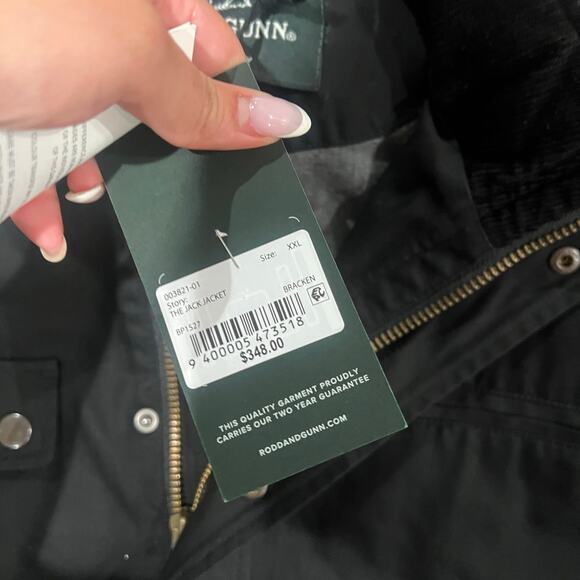 Rodd & Gunn The Jack Jacket Black Military Jacket XXL - Picture 5 of 7